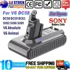 Replace for Dyson V6 Animal Battery Absolute V6 Fluffy Motorhead SV03 SV04 SV05