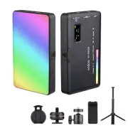 Andoer W140 RGB LED Video Light 2500-9000K Photography Fill Light CRI95+ LCD Dis