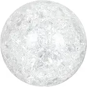 Ice Crack Crystal Ball Ornament Decorative Sphere for Home Office Festival Decor Elegant Design for Unique Artistic Atmosphere Great Present for Friends Family