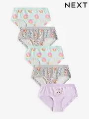 Purple/Aqua Donut Pizza Hipster Briefs 5 Pack (2-16yrs) (411933) | $9 - $12