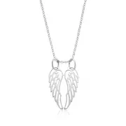 Sterling Silver Angel Wing Break Pendant
