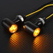 Amber Red LED Mini Motorcycle Turn Signal Flashing Light Indicator For Suzuki