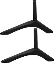 Mobestech 1 Set Tv Stand Base Table Tv Mount Holder with Robust Construction for Bedroom Living Space Saving Black Feet Brackets