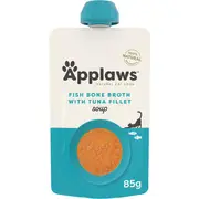 Applaws Natural Wet Cat Treat Fish Bone Broth With Tuna Fillet Soup