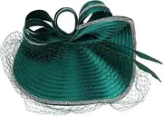 [PACKOVE] Charming Tea Party Fascinator Hat Headband Elegant Hair Piece for Weddings Cocktail Events and Garden Parties Comfortable and Reusable Design for DIY