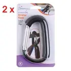 2 x New Dreambaby Strollerbuddy Stroller Pram Shopping Bag Hook Dream Baby