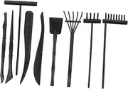 TOKIDNY 9Pcs Zen Garden Rake Miniature Sandbox Tools for Relaxation Create Unique Landscapes Zen Sand Garden Accessories for Meditation and Desk Decoration