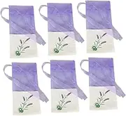 Cabilock 6 Pack of Fragrance Sachets Empty Sachet Bags for Tea Herbs Classic Style Durable Comfortable to Touch Portable Tie