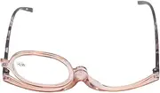 Makeup Reading Glasses for Women, Swivel Single Lens Magnifying Makeup Glasses with Storage Box, Flip Down Cosmetic Readers Rotating Makeup Glasses for Make Up Application (+2.50)