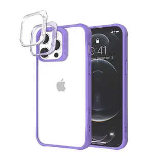 JTLEGEND iPhone 14 Pro Max 6.7吋 DX超軍規防摔保護殼 手機殼 附鏡頭防護框(紫色)