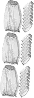 GANAZONO 3sets Mosquito Netting Hat Neck Cover Outdoor Supply for Head Protection for Hiking and Hunting 8pcs*3
