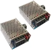 2PCS Electronic Voltage Regulator AC 110V-230V 10000W SCR Voltage Regulator Dimming Dimmer with Electronic Thyristor