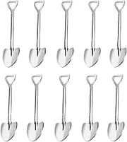 20 Pack Shovel Shape Demitasse Espresso Mini Coffee Spoons, 4.7 Inches Stainless Steel, Small for Dessert, Tea, Appetizer, Party Supplies