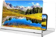 3D Phone Screen Magnifier, Foldable Phone Stand Holder with Screen Amplifier & Supports All Smartphones for HD Magnifier Projector Screen Enlarger Videos, Movies