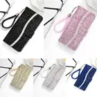 Case for iPhone 16 Pro 16 15 14 13 12 11 8 7 XS Glitter Wallet Stand Phone Cover