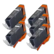 5 PK Gray Printer Ink Compatible for CLI 221GY Pixma MP980 MP990 Inkjet Printer