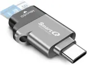 C356 Type-C Microsd Card Reader with USB 3.0 Super Speed Technology, Supports Mi