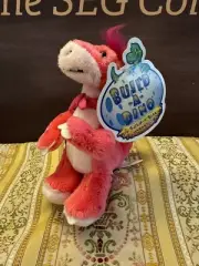 Build A Bear 2012 Build a Dino Apatosaurus Pink Mini Plush 7" NOSWT Dinosaur