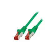 95454 patch cord S/FTP 6 line CCA PVC green 0.25m 27AWG Goobay