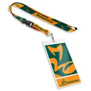 Wallabies Australian Rugby Union Lanyard with Breakaway Swivel Hook