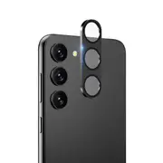 ZUSLAB Galaxy S23 / S23+ /S23 Plus Metal Camera Lens Protector Aluminum Alloy Lens Protective Cover - Space Black