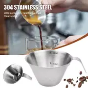 Measuring Cup w/Scale Small Coffee Milk Pitcher Jug Espresso Measuring Shot Cup