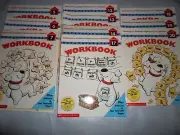 SCHOLASTIC AT-HOME SCHOOL PHONICS LEARN TO READ READERS PROGRAM WORKBOOK BOOKS