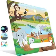 bunnyboo Toniebox Protective Film - Tonie Protective Film in Beautiful Design - Self-Adhesive Toniebox Protective Film - - Printed in Germany (Safari)