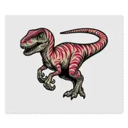 2 x 'Velociraptor With Pink Stripes' Lens Cleaning Cloths (LC00028958)