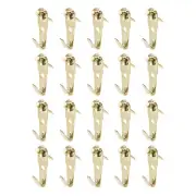 Picture Hangers, Photo Frame Hanging Hooks Kit with Nails, Holds 30 lbs, 20 Pcs