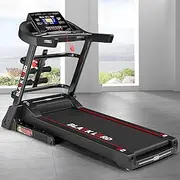 BLACK LORD Treadmill Foldable Running Machine Auto Incline Fitness Equipment 5.5 HP Electric Exercise Walking Jogging Hiking Cardio Aerobic Trainer Home Gym Office Commercial (EXP50 Epic Series)