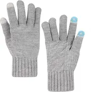 [Risipu] Winter Thermal Gloves for Women – Touch Screen, Anti-Slip, Lightweight Running, Cycling, and Driving Gloves with Warm Fleece Lining