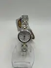 Fossil Two Tone Bracelet Band Silver Dial Women Watch New Battery