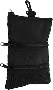 Abaodam Portable Golf Pouch Bag Durable Travel Case with Spacious Interior Lightweight Design for Men Women for Storing Tees and Balls Fits Golf Bag