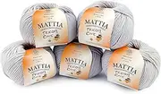 [TRICOT CAFE'] Mattia - Pure Merino Wool Yarn - Ideal for Newborns - Crochet Wool - Made in Italy