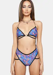 [Ivy Berlin] Lava Girl Cut-Out Bodysuit
