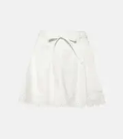 [Ulla Johnson] Ulla Johnson Sabine broderie anglaise cotton shorts AU 20 white