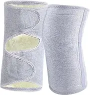 SAFIGLE 1 Pair Warm Knee Cover Thick Cycling Leg Protector for Cold Weather Cold Knee Wrap Comfortable Durable Design for Winter Activities Grey Suitable for Jin