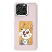 Compatible For iPhone 16 Pro Max E Ink Phone Cover 4-Color Display Pattern Customized Case Pink