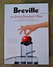 BREVILLE JE98XL JUICE FOUNTAIN PLUS JUICER EXTRACTOR 850 WATT
