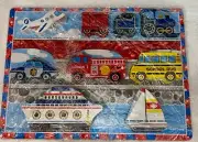 Melissa & Doug Chunky Wooden Puzzle Vehicles Ages 2+