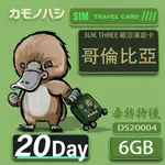 3UK THREE 歐亞美 10GB 20天 哥倫比亞 歐洲 美國 澳洲 法國 網卡 SIM卡 支援71國