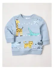 [Sprout] Essential Safari Sweat Top in Light Blue