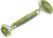 Ipetboom 3Pcs Jade Face Massager Portable Skin Care Tool for Face Puffiness Relief Lightweight Roller Massage Stick for Beauty Routine present for Friends and Family Green