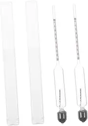 PHENOFICE 2pcs Milk Hydrometer Accurate Lactate Measuring Tool for Home and Commercial Use Easy to Read Design Materials for Testing