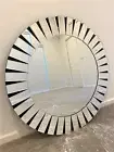 Glass Decorative Large Mirror Entryway/Office/Make-Up/ Framed (Silver6)