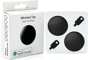 Pahama Smart Bluetooth Tracker,Key Finder, ltem LocatorWorks with Apple Find My (iOS Only) Tracking Tag for Luggage Keys Bags Wallets Backpack BicycleReplaceable Battery Super Lightweight 2pcs