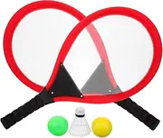 JUMPLAWN 1Set Portable Badminton Racket for Badminton for Outdoor Sports Parent Play Lightweight and Comfortable Grip for Beginners and Family Fun