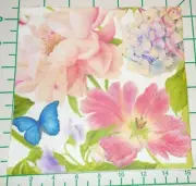 Two Decorative Luncheon Napkins for Decoupage "Chelsea Garden"