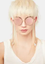 [My Willows] Ring Around The Roses Circle Sunglasses
